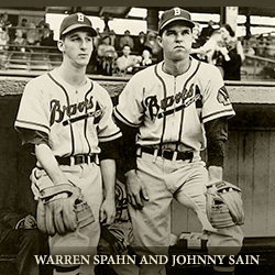 Warren Spahn & Johnny Sain Signed 8x10 Photo Beckett – Latitude Sports  Marketing
